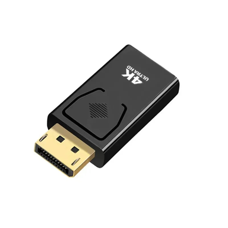 1080/4K Connector DisplayPort DP To HDMI-Compatible Cable Video Audio Adapter Converter for PC Laptop to TV Monitor Projector