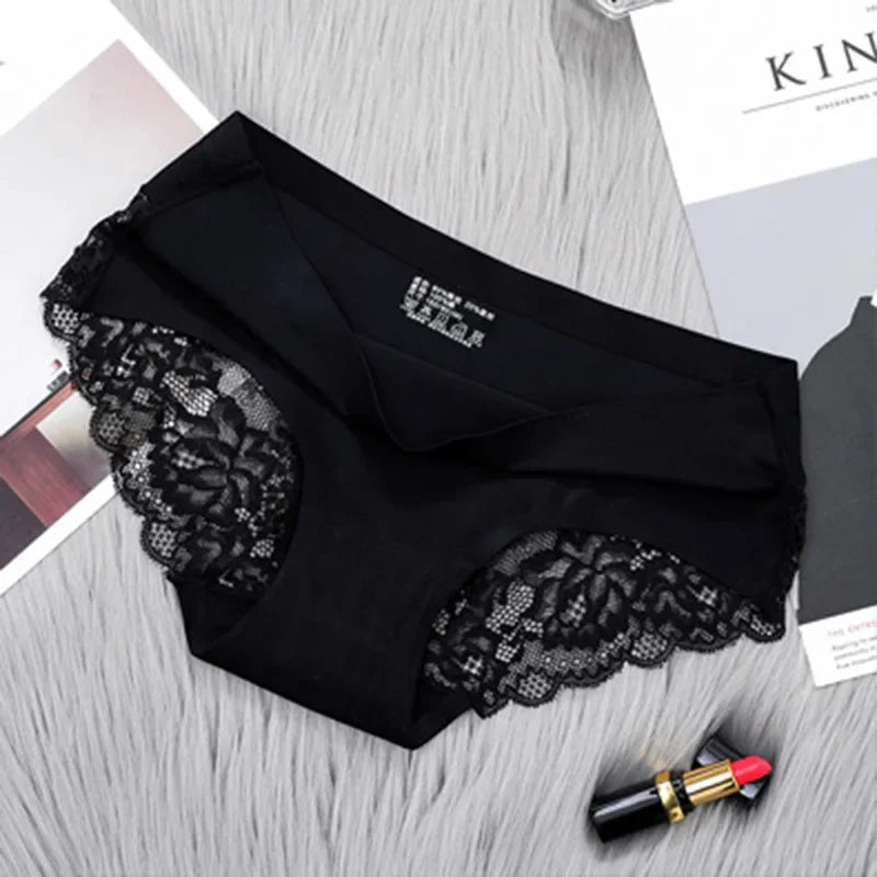 1/3/4/5Pcs New Arrival Low Rise Ladies Sexy Lace Panty Underpants Panties For Women Lingerie Cotton Briefs