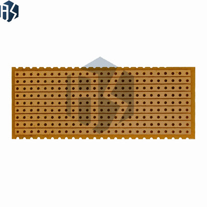 ‌Universal Matrix Prototype PCB Board – 25x64mm (2.5x6.4cm) Single-Row Continuous Plated Through-Holes, 2.54mm Pitch | FR4