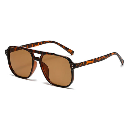 Vintage Men Women Big Sunglasses Men Square Shades Brand Designer Unisex Sun Glasses Black Lense Male Female Sunglasses UV400