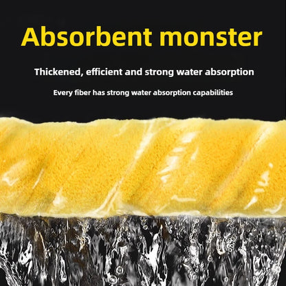 Ultra Fine Fiber Car Towel Ultra Thick Car Dry Towel Moisture Absorbing Car Wash Cloth Reusable Cleaning Cloth11.8x11.8in