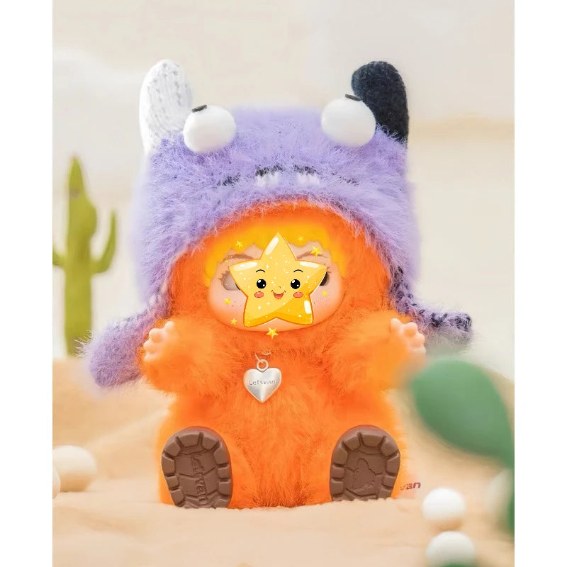 WaKuku Figure Ornament Plush Doll WAKUKU 【1.0】 Generation Tide Fun Party Series Toys Blind Box, Cute Doll for Girls Blind Box