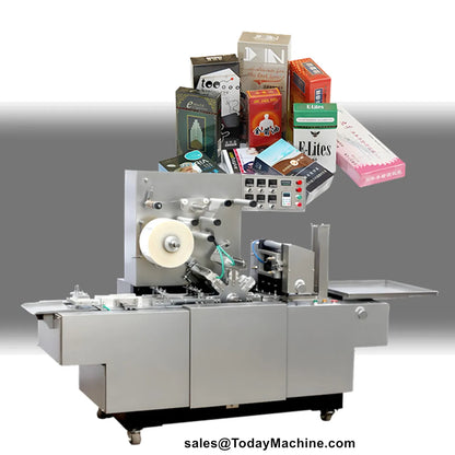 Automatic Wrapping Machine Perfume Bar Chocolate Soap Box 3D Transparent Film Packing Machine
