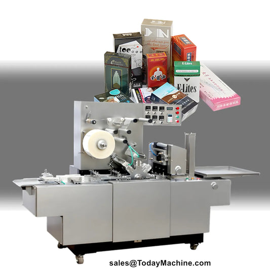 Automatic Wrapping Machine Perfume Bar Chocolate Soap Box 3D Transparent Film Packing Machine