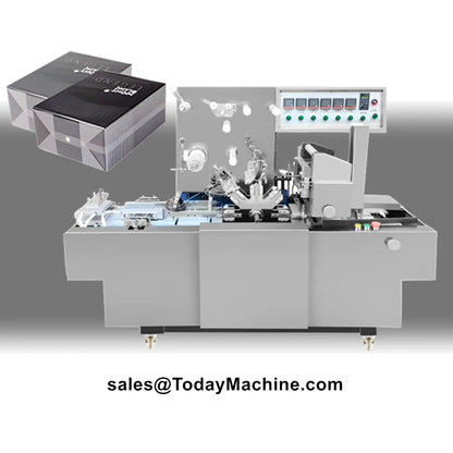 Automatic Wrapping Machine Perfume Bar Chocolate Soap Box 3D Transparent Film Packing Machine