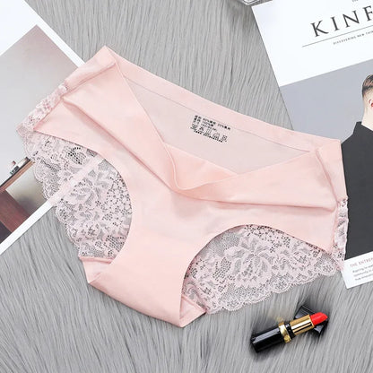 1/3/4/5Pcs New Arrival Low Rise Ladies Sexy Lace Panty Underpants Panties For Women Lingerie Cotton Briefs