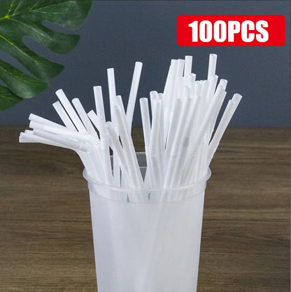100-1000PCS Drinking Straws Colorful & Black rietjes Flexible Wedding Party Supplies Drinking Beverage Straws Kitchen Wholesale