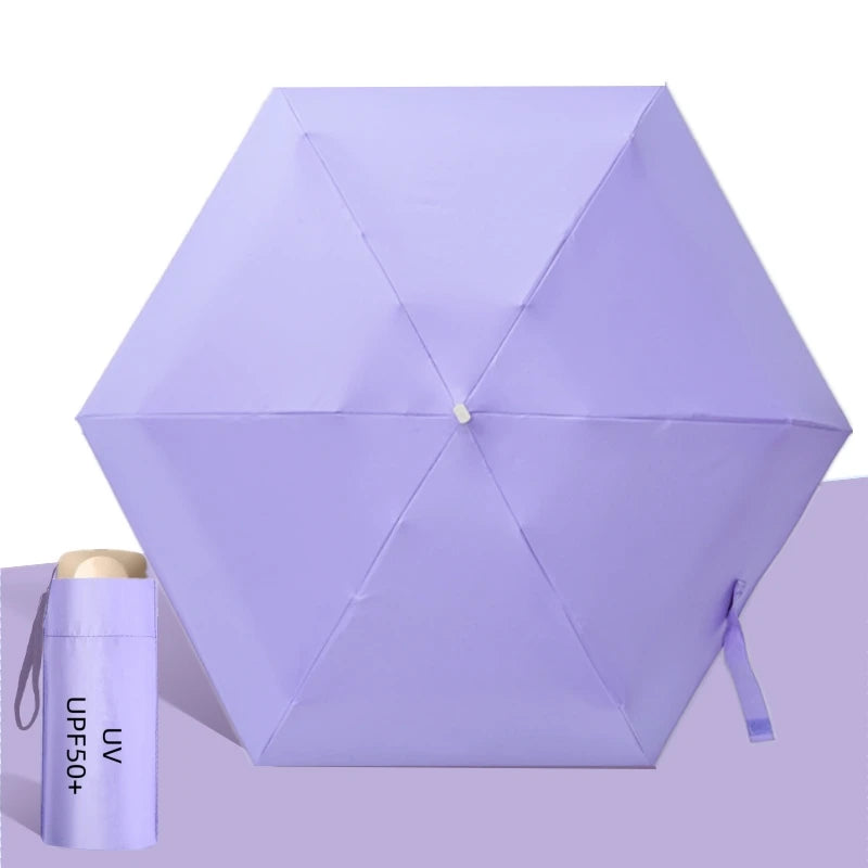 Xiaomi UPF50+ Umbrella Mini Pocket Sun Shade Umbrella Portable Vinyl Folding Rain Travel Umbrella UV Protection Parasol Capsule