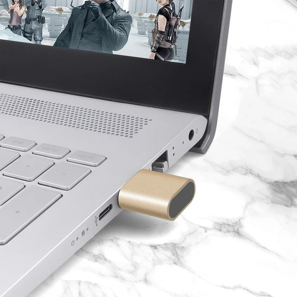 VGA Virtual Display Adapter HDMI-compatible 1.4 DDC EDID Dummy Plug Headless Ghost Display Emulator Video card Lock plate
