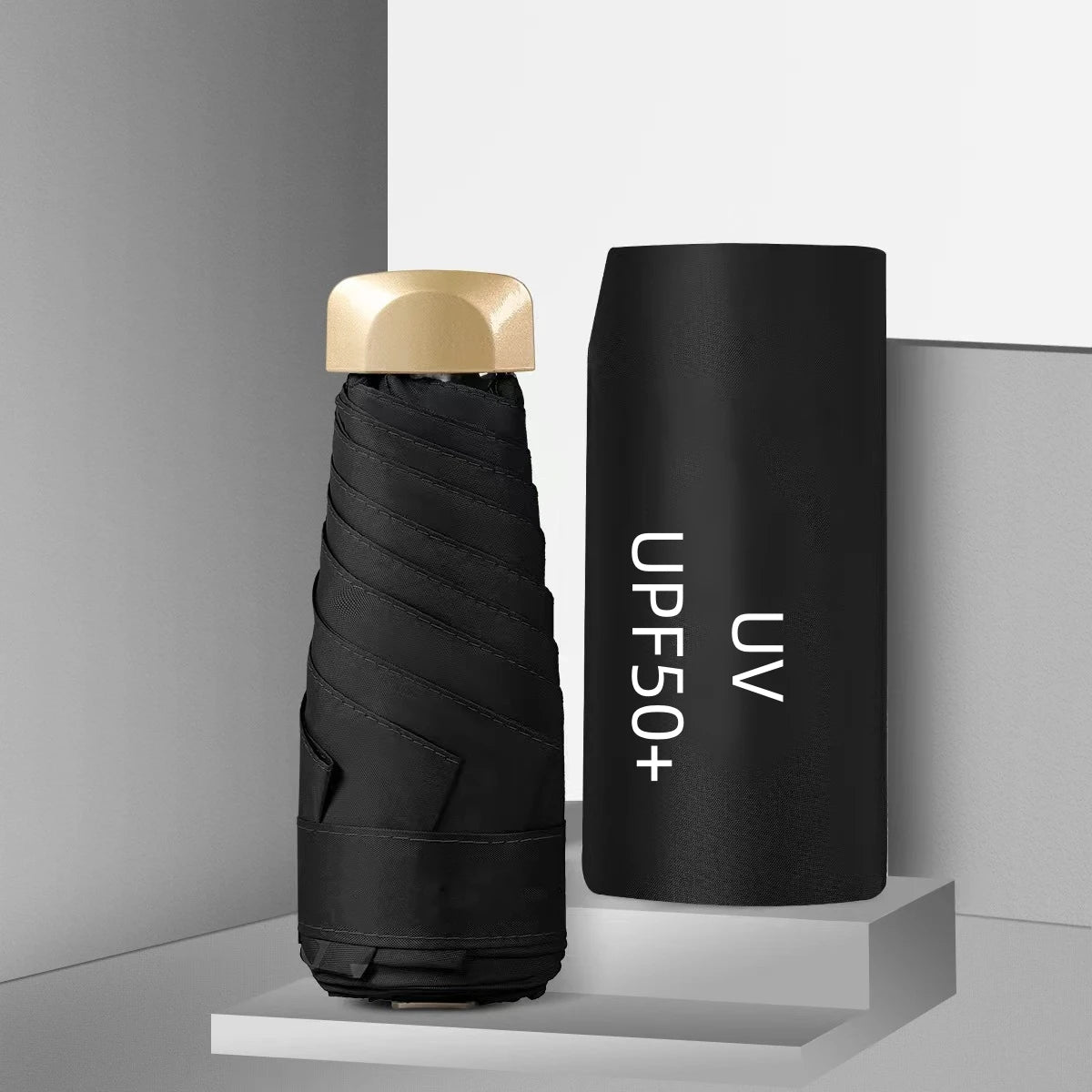 Xiaomi UPF50+ Umbrella Mini Pocket Sun Shade Umbrella Portable Vinyl Folding Rain Travel Umbrella UV Protection Parasol Capsule