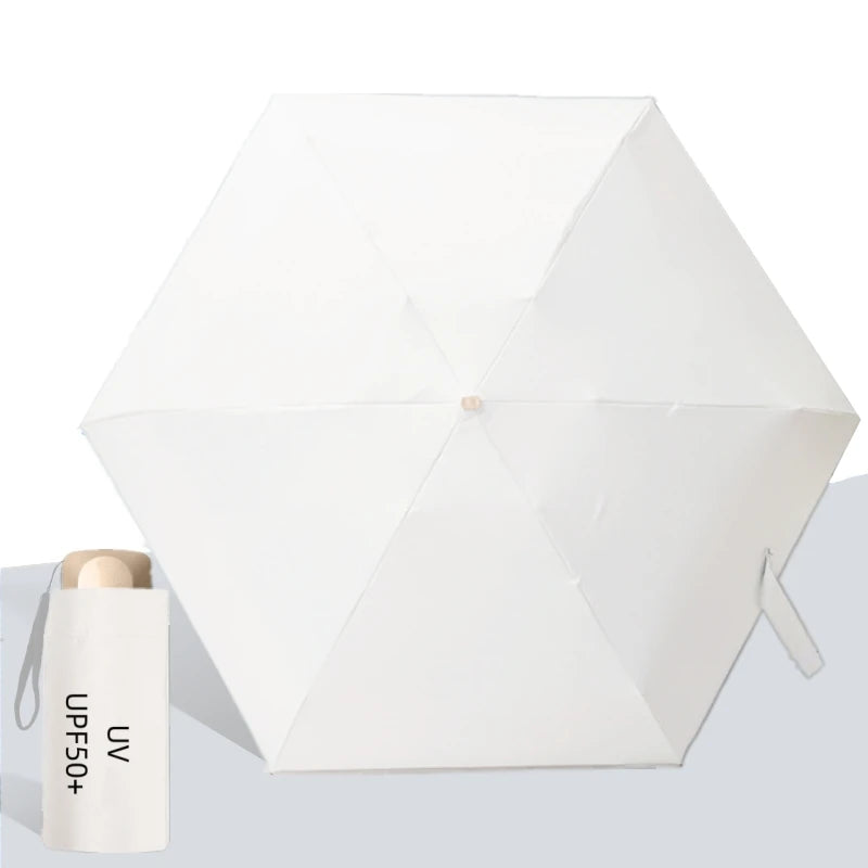 Xiaomi UPF50+ Umbrella Mini Pocket Sun Shade Umbrella Portable Vinyl Folding Rain Travel Umbrella UV Protection Parasol Capsule