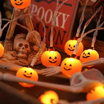 1.5/3m/6m Halloween Light String Mummy Pumpkin Ghost Lantern String Ghost Festival Supplies Happy Halloween Party Decor 2025