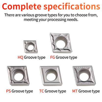 VOKET  Ceramic Inner Hole Car Blade CCMT060204-FG LF90 09T304-HQ/MT/TC
