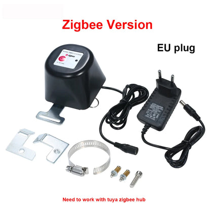 Tuya Zigbee Smart Gas Valve WIFI Garden Water Shut Off Timer Irrigation Controller with Alexa Google Assistant SmartLife