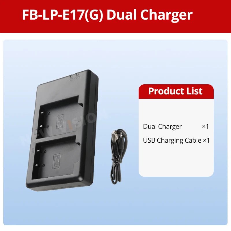 FB LP-E17 Camera battery for R50/R8/200d II/R10/RP/M6mark2/800D/760D/750D/200D/77D/M5/M3