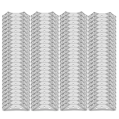 100Pc-12Pc Stainless Steel Angle Bracket Universal Furniture Right Angle Fixed Bracket Cabinet Trapezoidal Layer Board Connector