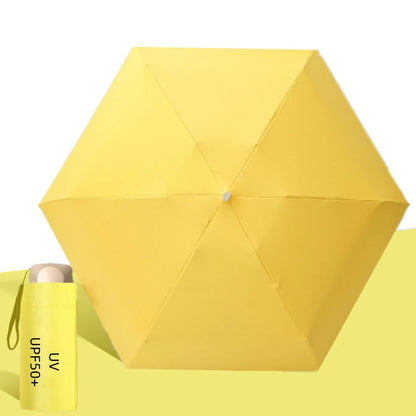 Xiaomi UPF50+ Umbrella Mini Pocket Sun Shade Umbrella Portable Vinyl Folding Rain Travel Umbrella UV Protection Parasol Capsule