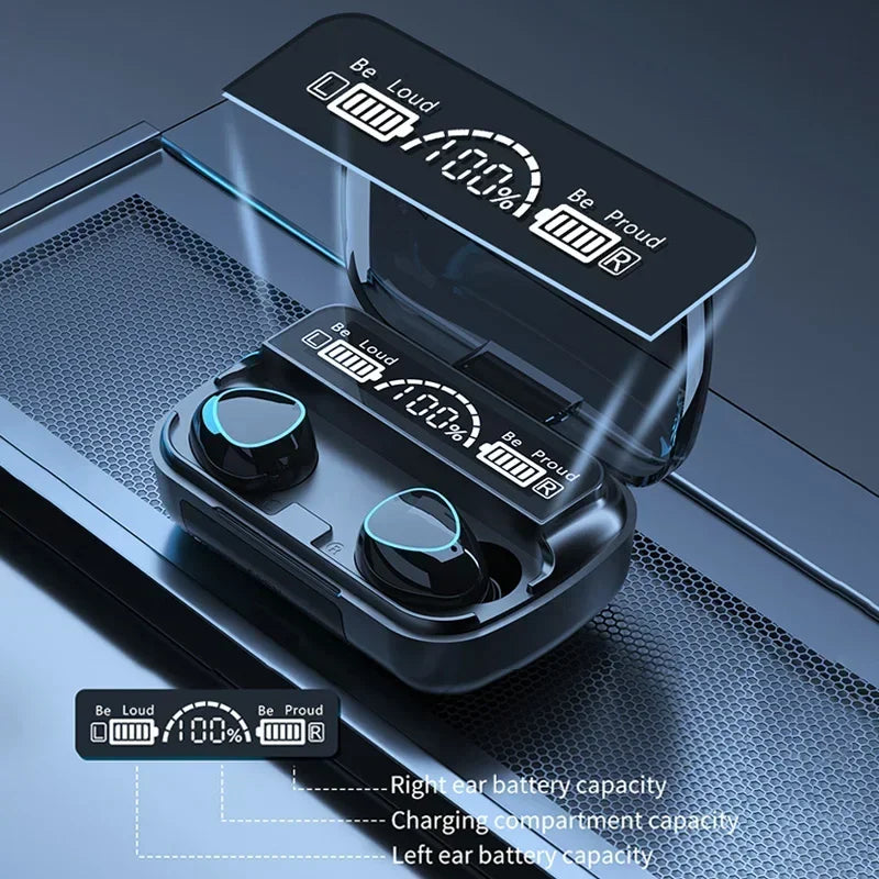 New wireless Bluetooth headphones with noise cancellation for sports, mini, compatible with Xiaomi, Huawei, vivo, OPPO and Apple