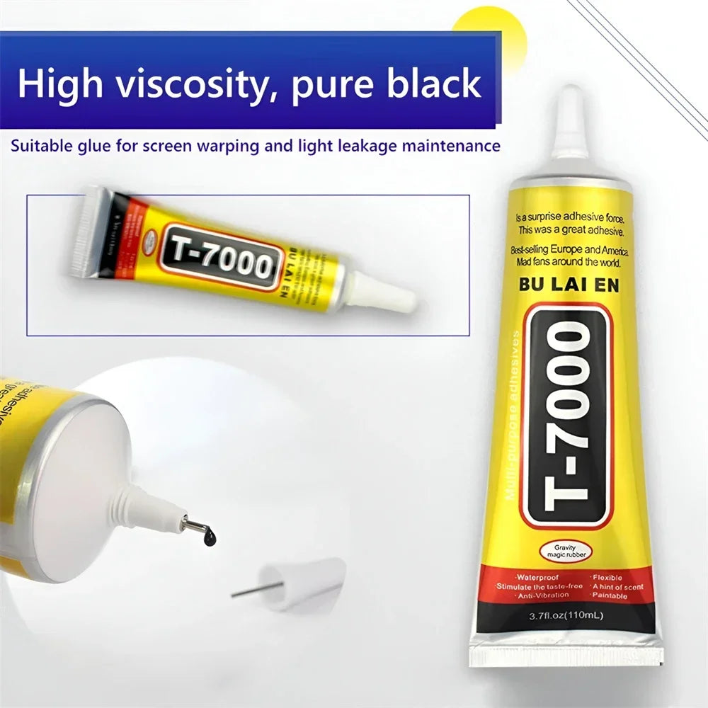 1 pc 15/50/110ml B-7000 Glue T-8000 Adhesive Epoxy Resin Repair Cell Phone Touch Screen Liquid Glue Jewelry Craft Adhesive Glue