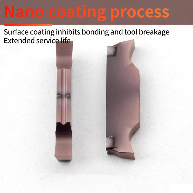 VOKET CNC grooving blade MGGN300R0.2-JM LF6018 stainless steel precision sharpening cutting knife grains