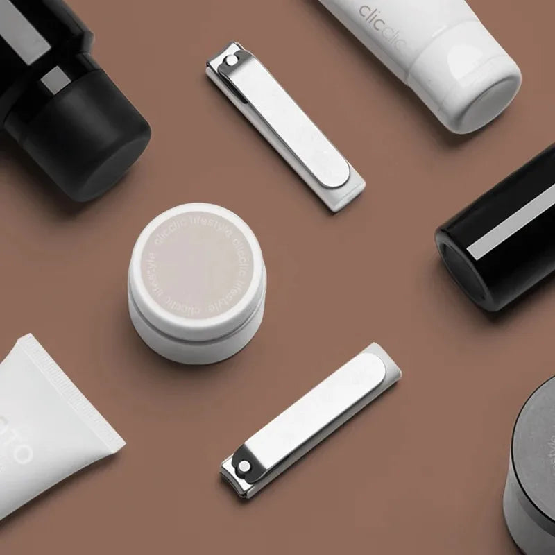 Xiaomi Mijia Stainless Steel Nail Clippers with Anti-splash Cover Trimmer Pedicure Care Nail Clippers Professional File Nail