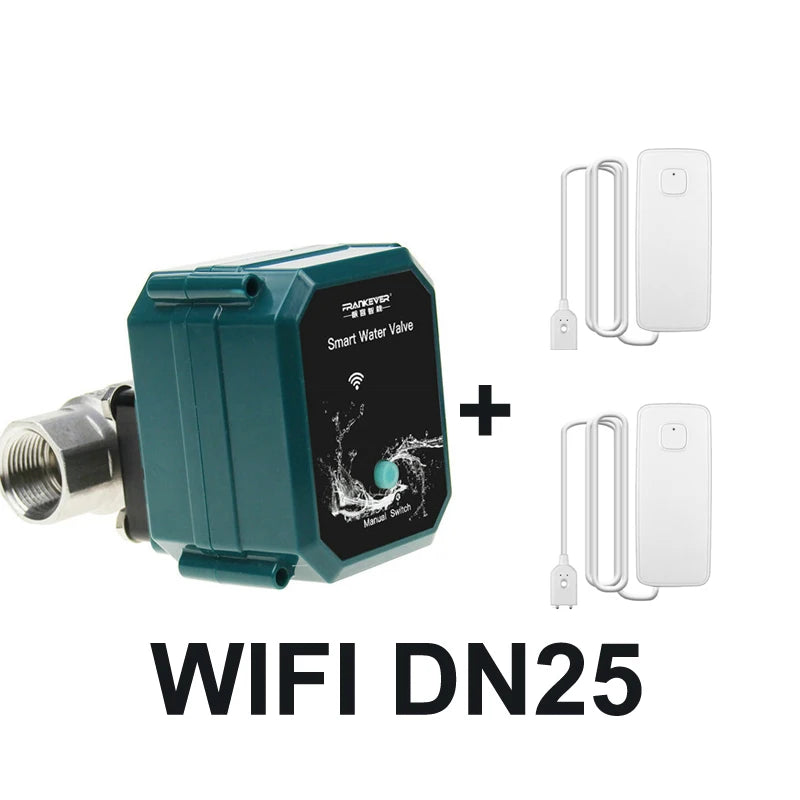 Tuya Zigbee Wifi Valve 0% To 100% Water Open Rate Intelligent Ball Valve Automation Controller Water Leakage Sensor Smart Life