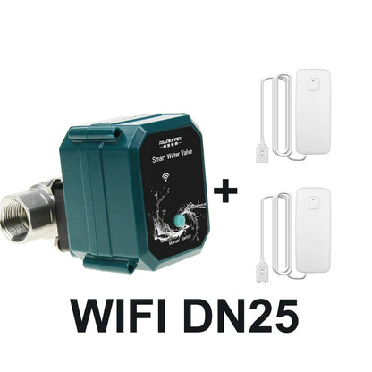 Tuya Zigbee Wifi Valve 0% To 100% Water Open Rate Intelligent Ball Valve Automation Controller Water Leakage Sensor Smart Life