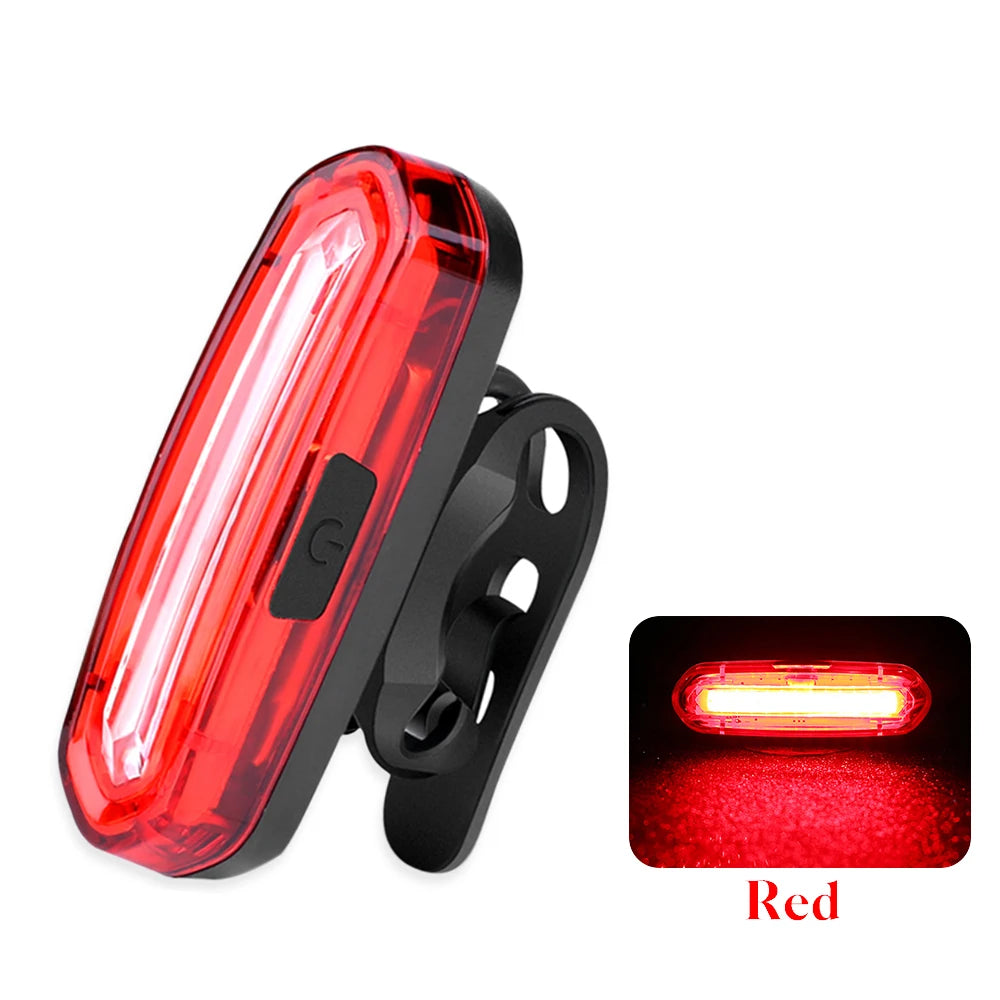 X-TIGER Bicycle Tail Light Waterproof Mountain Bike Tail Light USB Charging LED Bicycle Flashing Tail Light Safety Warning Light