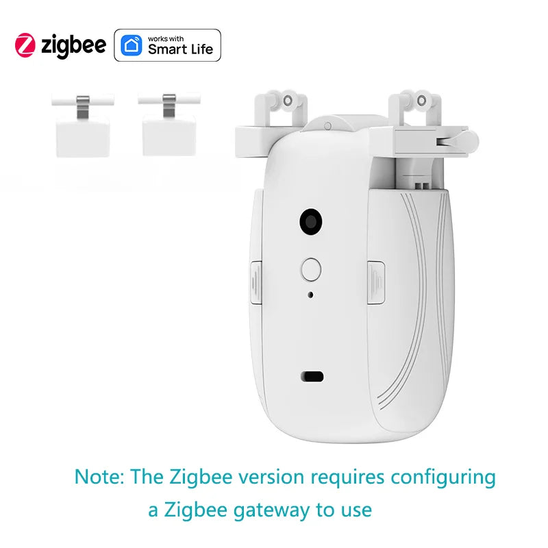 Zigbee Smart Curtain Driver Robot For Roman I Type U Type Curtains Track Alexa Google Home Works with Tuya