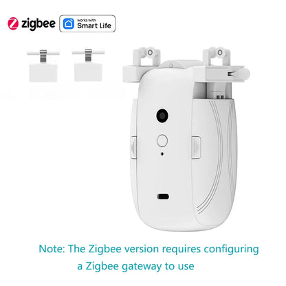 Zigbee Smart Curtain Driver Robot For Roman I Type U Type Curtains Track Alexa Google Home Works with Tuya
