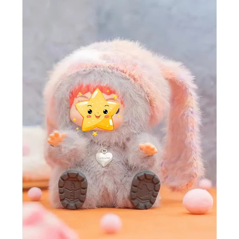 WaKuku Figure Ornament Plush Doll WAKUKU 【1.0】 Generation Tide Fun Party Series Toys Blind Box, Cute Doll for Girls Blind Box