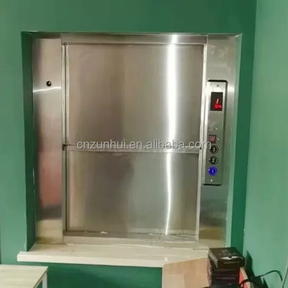 Dumbwaiter Lift 100kg/200kg/250kg/300kg/350kg For Restaurant/Hotel Food Elevator Traction Machine Type Kitchen Equipment