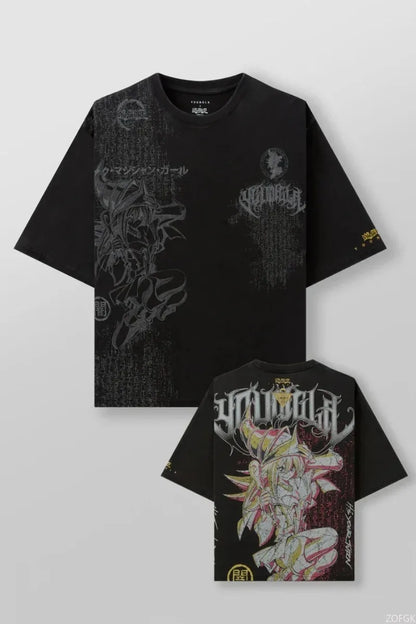 Yu-Gi-Oh Printed Tee T-shirt Oversised Trendy Game Fan Summer Men's Fashion Casual