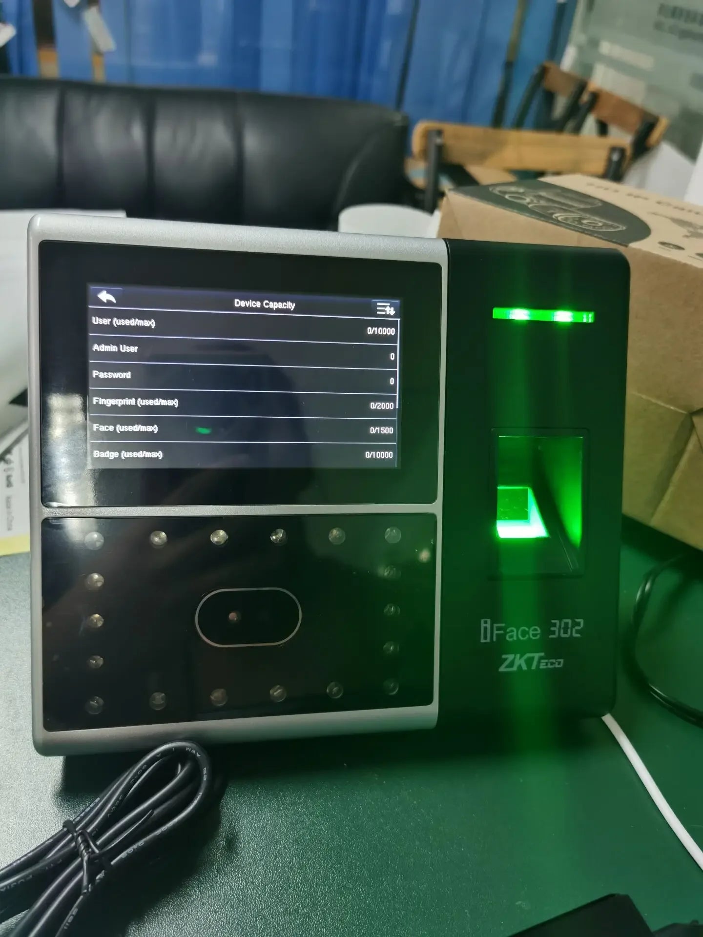 003 biometric access control and time attendance device iface 302 with verification by fingerprint / face recognition/ card