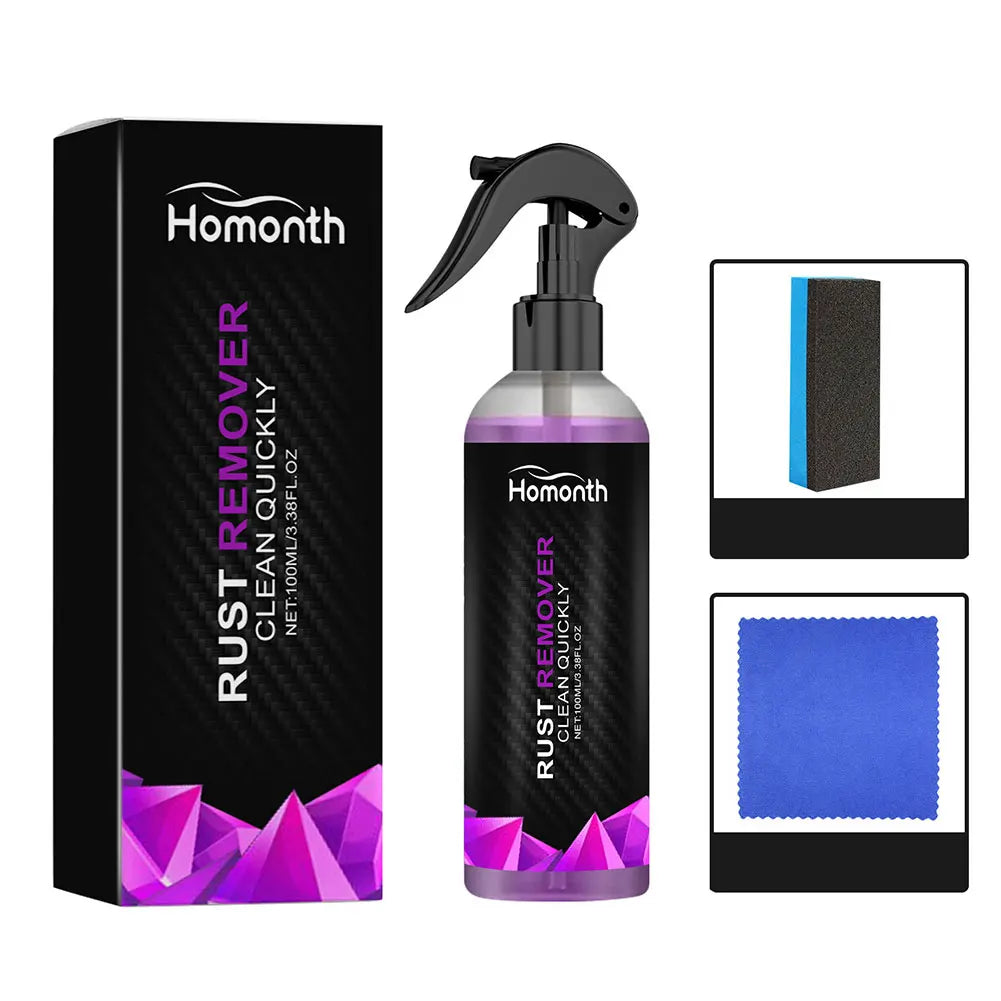 100ml Paint Rust Inhibitor Paint Rust Remover Derusting Spray Car Rust Removal Spray Car Wheel Hub Rust Remover Car Accessories