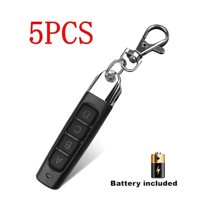 1-5PCS 433mhz Remote Control Duplicator Universal Remote key Copy Clone Replacement Garage Door Keychain RF 433Mhz Transmitter