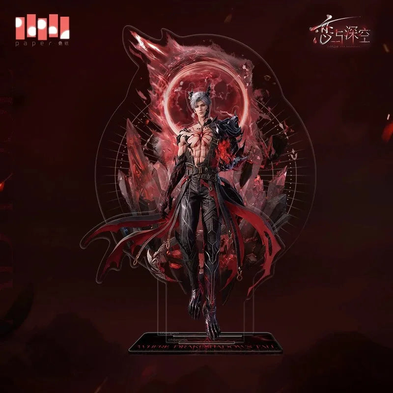 [Official Merchandise] Game Love and Deepspace Cosplay Sylus Abysm Sovereign Silk Scarf Acrylic Plaque Badge Hair Band in Stock