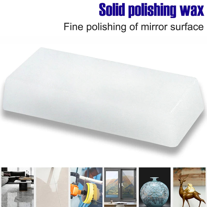 1 PCS Solid Polishing Wax For Metal Stone Ceramic Glass Polishing Maintenance Decontamination Scratch Repair Abrasive Block