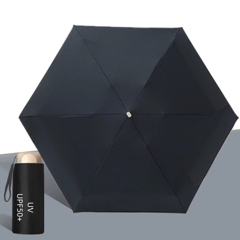 Xiaomi UPF50+ Umbrella Mini Pocket Sun Shade Umbrella Portable Vinyl Folding Rain Travel Umbrella UV Protection Parasol Capsule