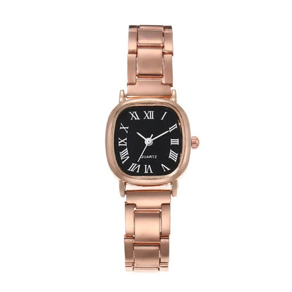 Women's Watch Light Luxury Simple Temperament Retro Small and Simple Women's Steel Belt Quartz Watch can be customized