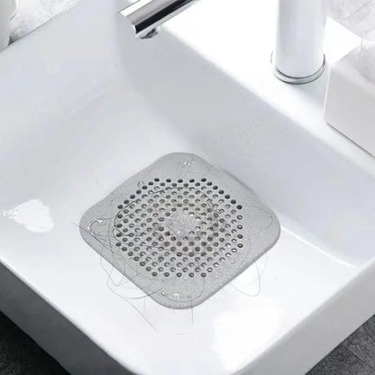 1/2/10/20PCs Shower Drain Hair Catcher Sink Strainer Drain Cover Hair Catcher Silicone Hair Filter Kitchen Bathroom Accessories