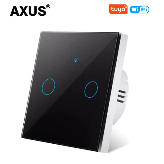 Smart Switch Alexa RF433 No Neutral Tuya Control Works With Google 1/2/3 Gang Smart Life Home Light WiFi Touch Switches