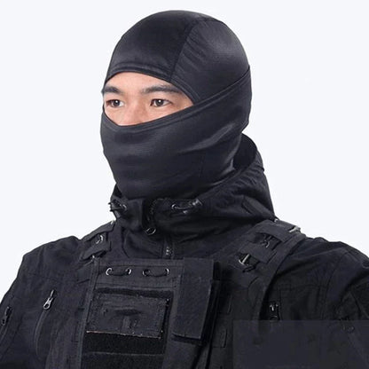 Balaclava militar táctico para bicicleta, a prueba de viento, máscara facial completa, al aire libre, caza, senderismo, cabeza