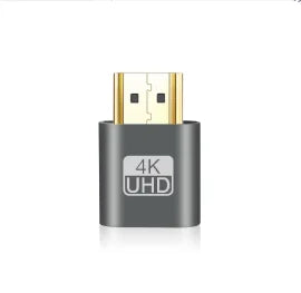 VGA Virtual Display Adapter HDMI-compatible 1.4 DDC EDID Dummy Plug Headless Ghost Display Emulator Video card Lock plate