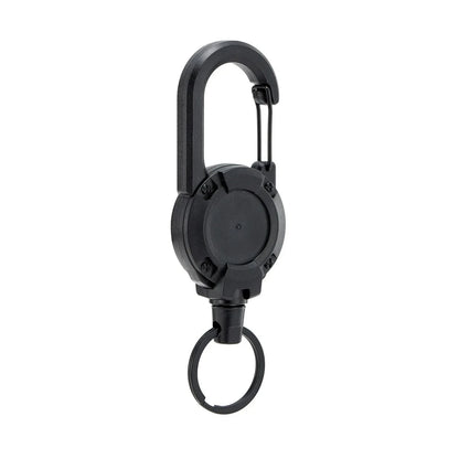 1/3Pcs Automatic Retractable Wire Rope Antitheft Easy-to-pull Buckle Rope Elastic Keychain Sporty Retractable Key Ring Anti Lost