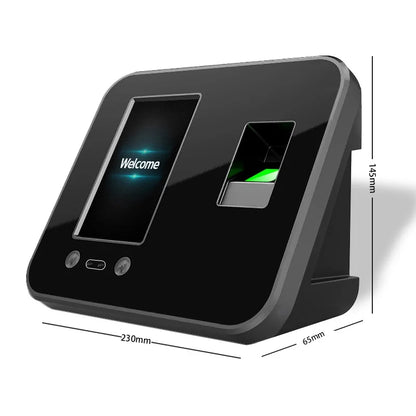 Zc01 WIFI Wireless Face Biometric Fingerprint Time Attendance Clock Machine with Door Access Control Function