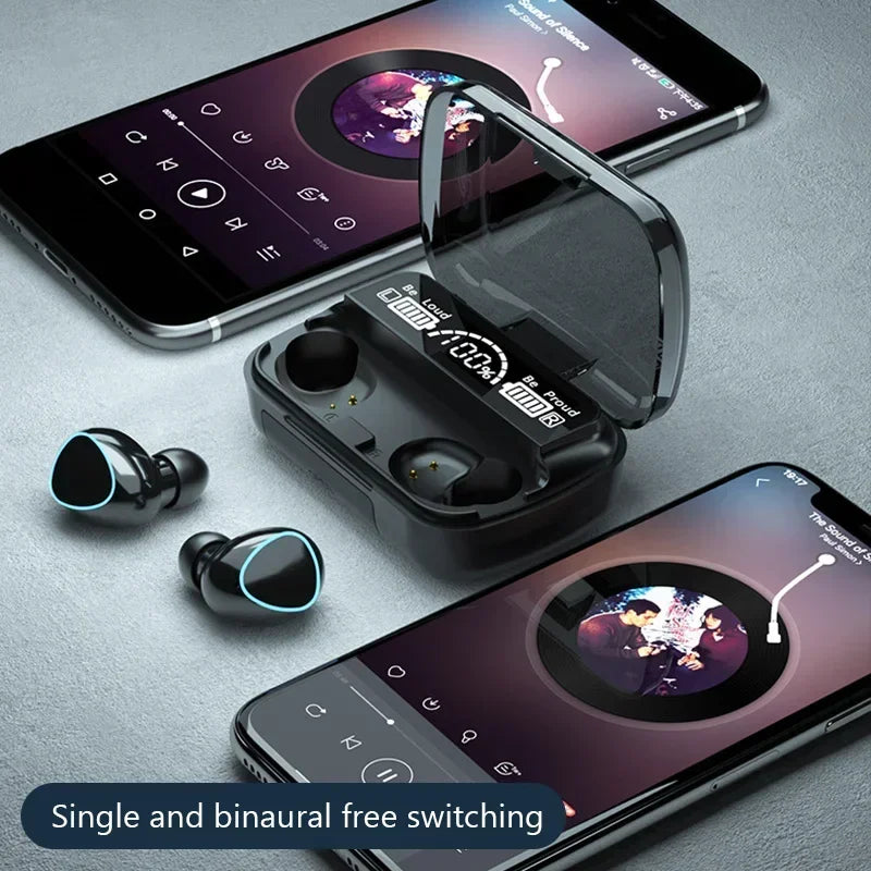 New wireless Bluetooth headphones with noise cancellation for sports, mini, compatible with Xiaomi, Huawei, vivo, OPPO and Apple