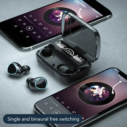 New wireless Bluetooth headphones with noise cancellation for sports, mini, compatible with Xiaomi, Huawei, vivo, OPPO and Apple