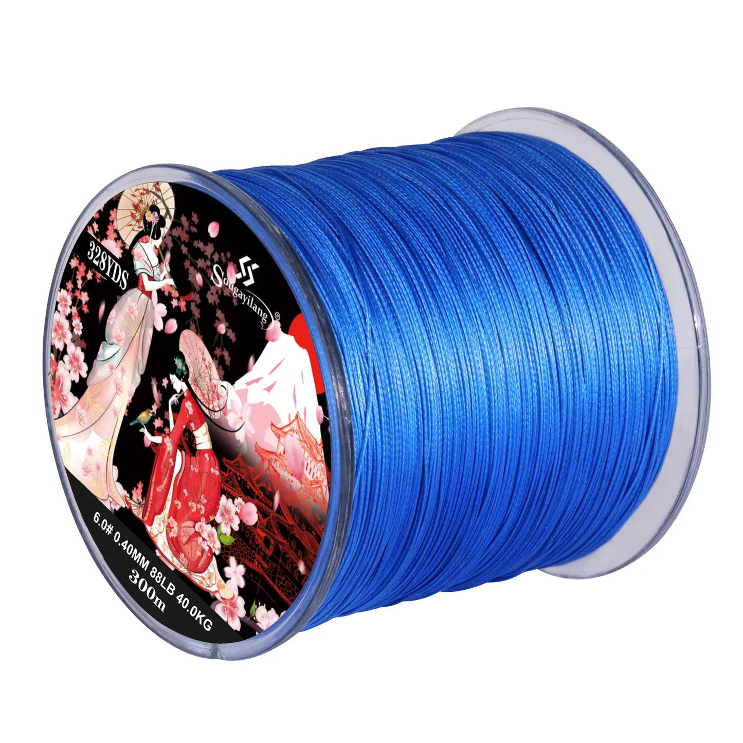 Sougayilang 300M 8 Strands Braided Fishing Line Multifilament Japan Fishing Lines X8 Fishing Line Braided Wire Bass Carp Fishing