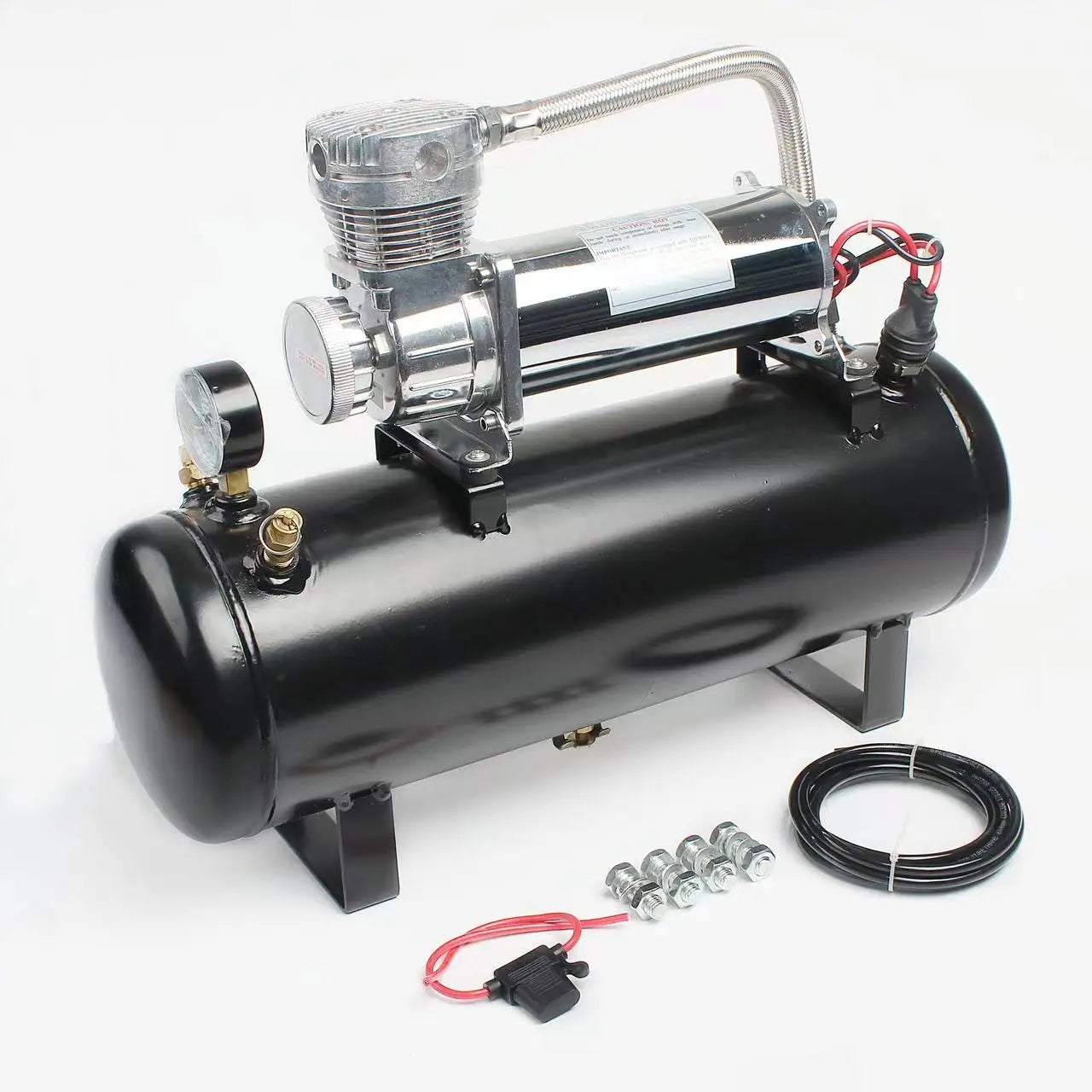 Universal Spot Horn Modification air Pump Blue 6L air Compressor 12V24V Suspension Compressor